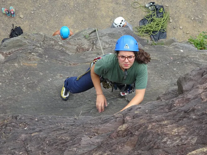 Durnal rock climbing