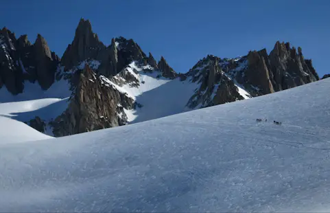 Fast and light mountaineering tour in Chamonix