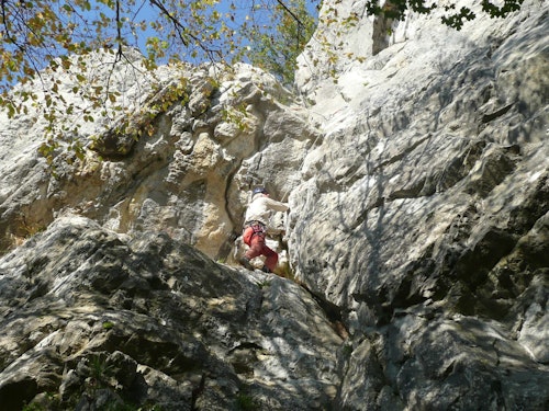 Goyet guided 1 day rock climbing