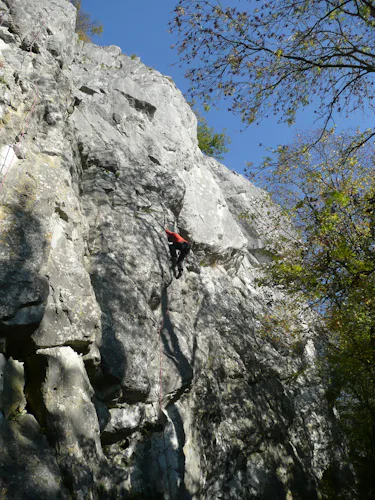 Goyet rock climbing