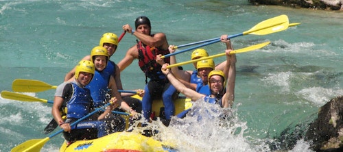 Rafting adventure in Soca Valley