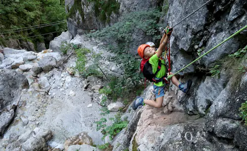 Via Ferrata de Hvadnik en Slovénie