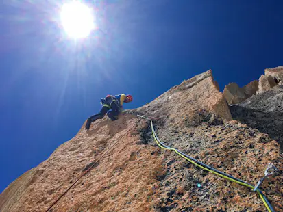 Escalade en grandes voies à Chamonix