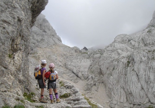 Climbing Mount Triglav from the Soča valley