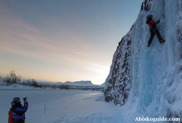 ice climbing abisko