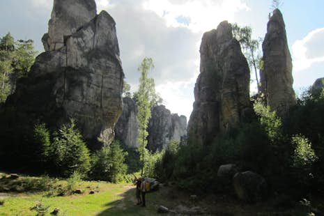 Sandstone climbing trip in Czech Paradise