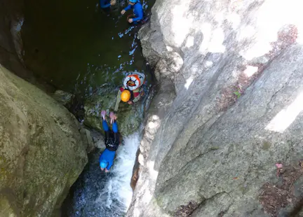 Val Ciolesan canyoning adventure, Northern Italy