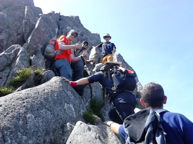 High on the North Ridge of Tryfan