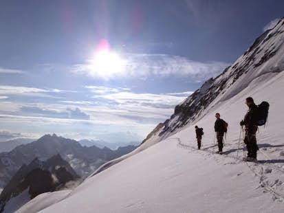Ascents around the Blanc glacier in the Ecrins massif