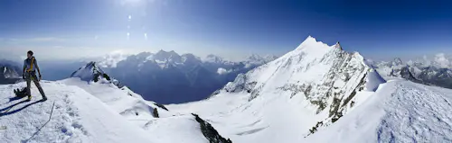 Ascension du Bishorn en 2 jours pour débutants dans les Alpes