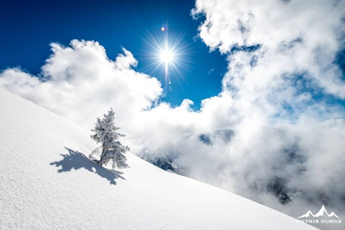 Chamonix guided freeride skiing