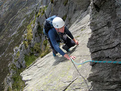 North Wales multi-pitch climbing introductory course