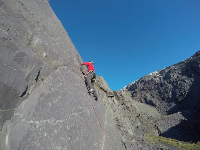Introductory rock climbing course in Snowdonia
