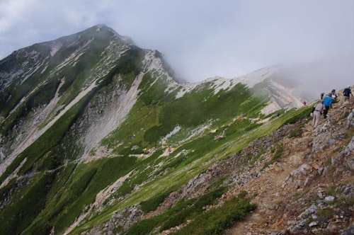 Mt Karamatsu to Mt Goryu traverse