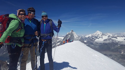 Breithorn and Allalinhorn 2-day climb with a guide