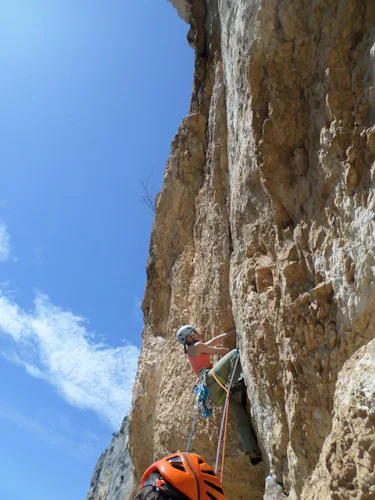 Presles (Vercors) guided multi-pitch climbing