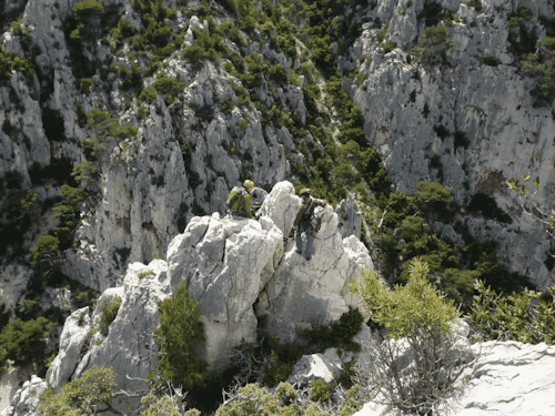 Calanques guided trad climbing day trips