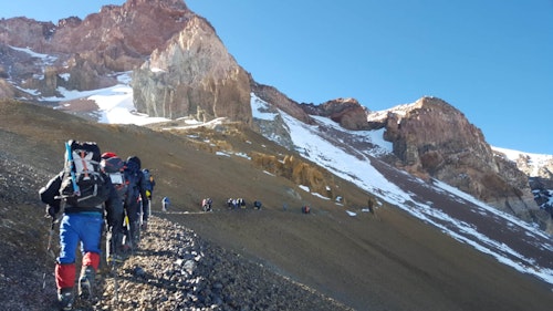 Aconcagua by the Normal Route, 20 days