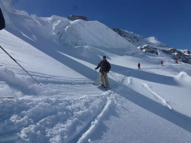 Esquí de Glaciar Guiado en Zermatt