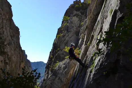 Paklenica National Park rock climbing for beginners in Croatia