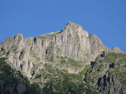Multi-pitch climbing in Chamonix: East face of Brévent