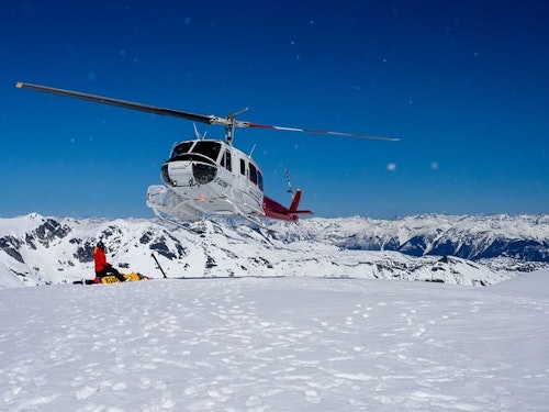Héli-ski avec un guide d'une demi-journée dans le Val d'Aran