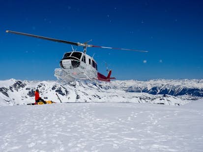 Héli-ski avec un guide d'une demi-journée dans le Val d'Aran