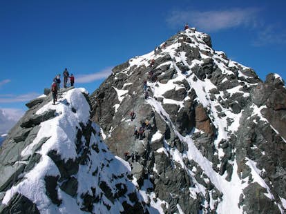 Ascension avec un guide du Grossglockner, Hohe Tauern
