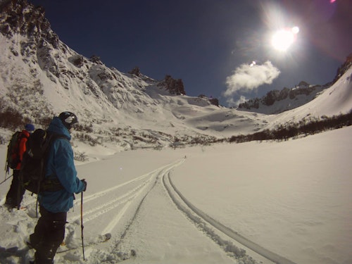 Backcountry skiing week in Patagonia with a guide