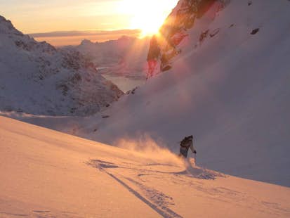 Semaine de ski de randonnée à Narvik à partir d'une loge