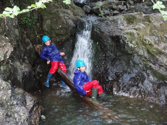 Ghyll scrambling in the British Lake District