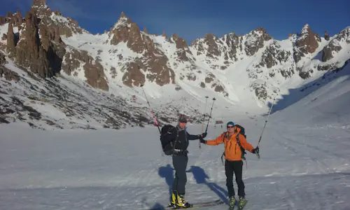 Ski touring around Bariloche in 3 days
