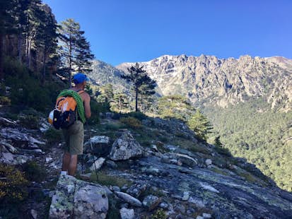 Journée d'escalade en Corse, avec un guide