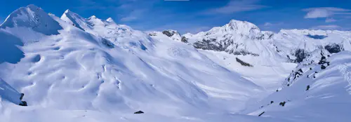 Fly-in ski-touring Rockies trip