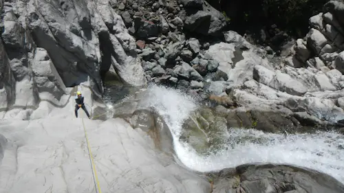 Guided Sportive Canyoning, Reunion Island