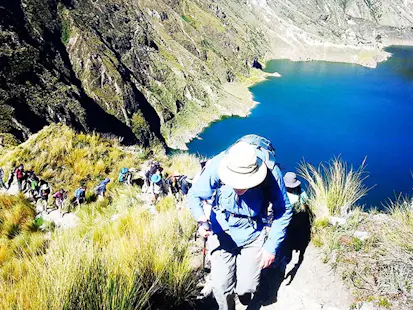 Quilotoa Lagoon and Shalala Lodge 2-day hike