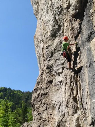 Rock climbing in Logarska