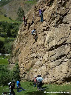 Rock climbing in Cordillera Blanca for all levels