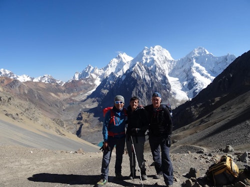 Classic Huayhuash trek with a guide