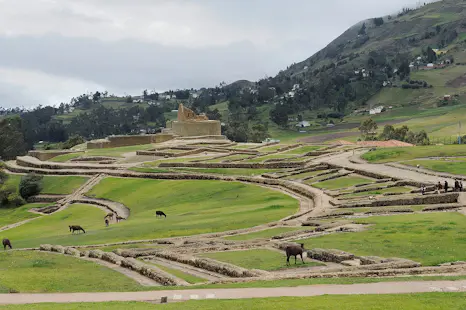 Circuit de randonnée du Chemin de l'Inca à Ingapirca en Équateur