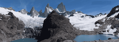 Hiking day around Laguna de los Tres with a guide