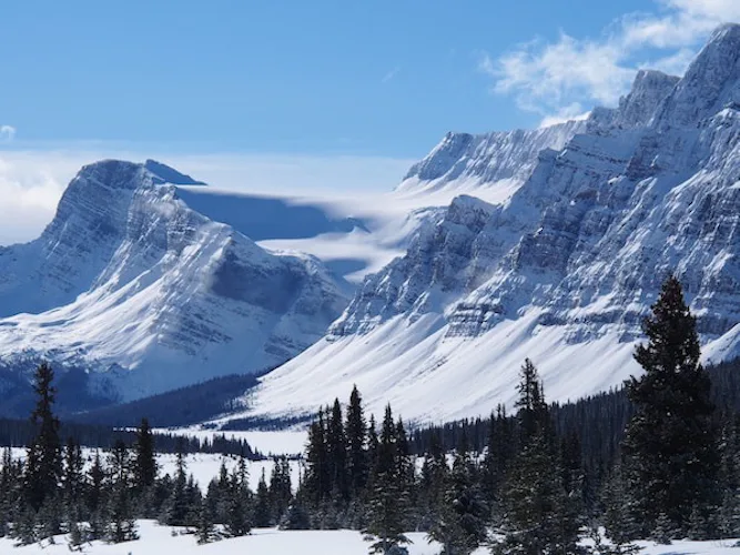 Ski touring in the Canadian Rocky Mountains
