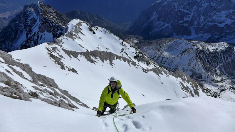 Winter Alpine Climbing Course in Slovenia
