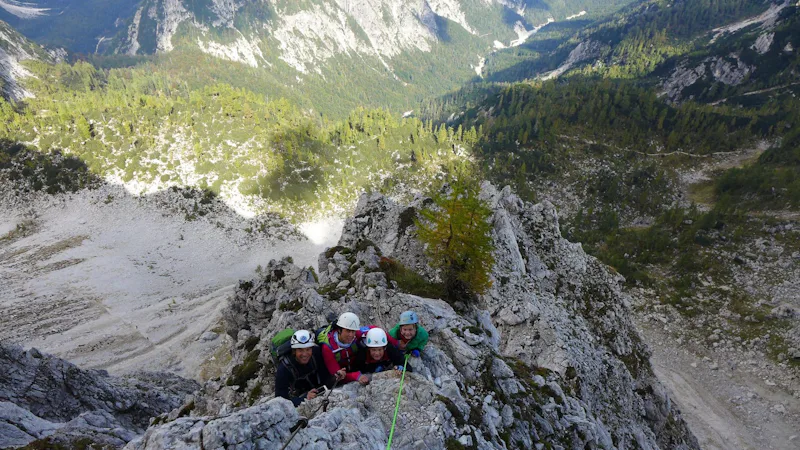 climbing course in Slovenia