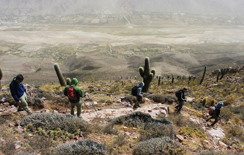 Cerro Negro guided trek in Tilcara