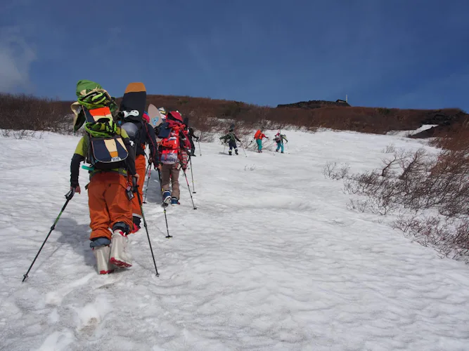 1-day Backcountry Ski Tour on Mt Fuji