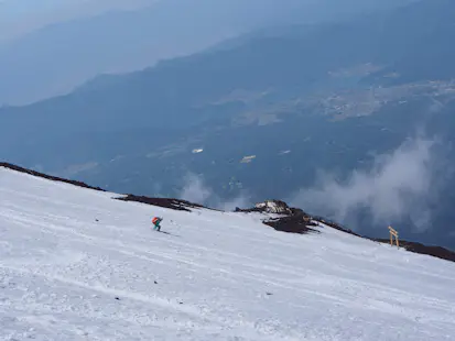 1-day Backcountry Ski Tour on Mt Fuji