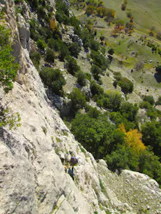 Pollino National Park guided multi-pitch climbing