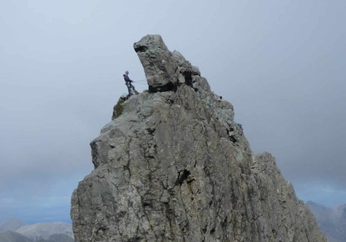 Ascent of the In Pinn on Skye Island