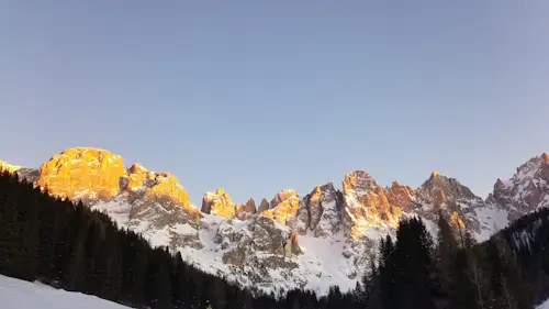 Excursiones de esquí guiadas en Dolomiti Superski